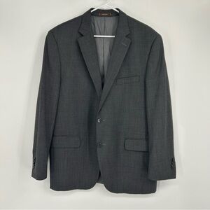 Peter Millar Men's Charcoal Gray 100%‎ Wool Blazer Sport Coat Jacket Size 44R